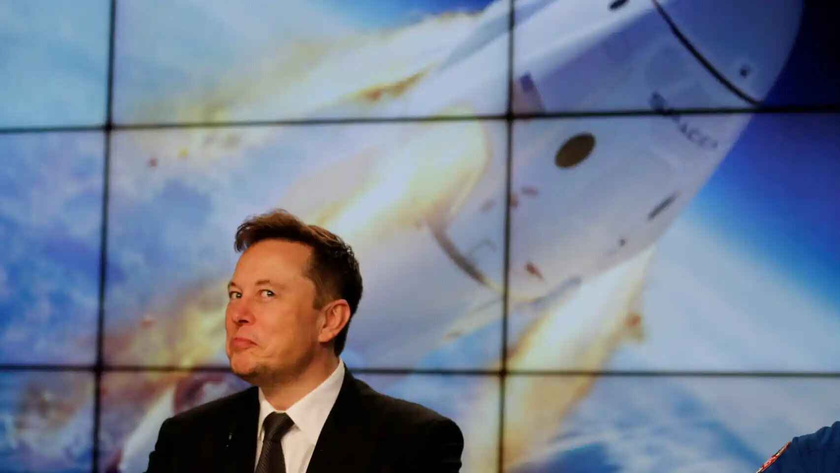 Elon Musk durante una rueda de prensa en el Centro Espacial Kennedy en Cabo Cañaveral en enero de 2020
