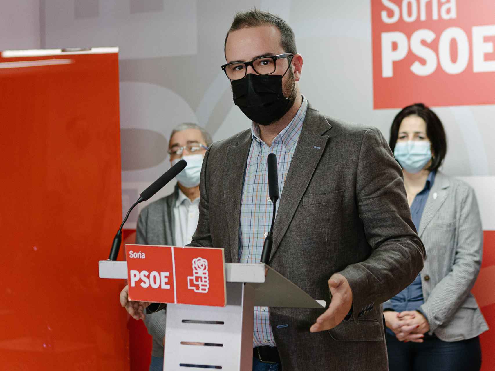 El cabeza de lista del PSOE en Soria, Ángel Hernández, en una imagen de archivo. / ICAL