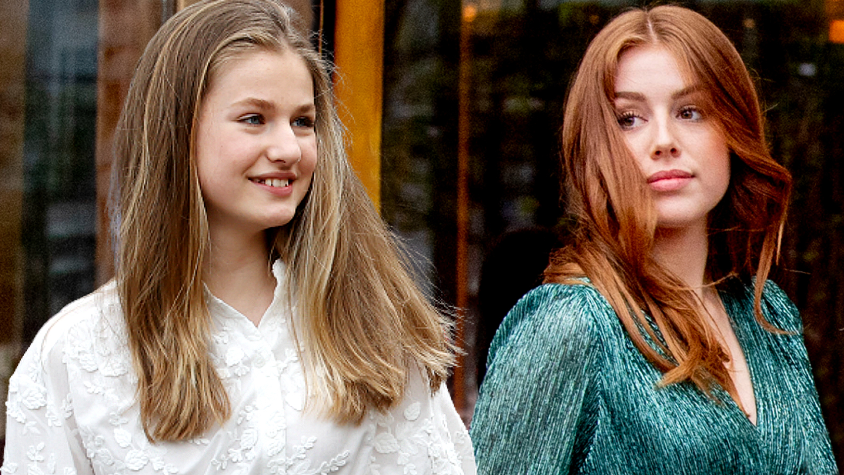 Leonor de Borbón y Alexia de Holanda acuden juntas al colegio UWC Atlantic desde septiembre ! Fotomontaje Jaleos de EL ESPAÑOL.