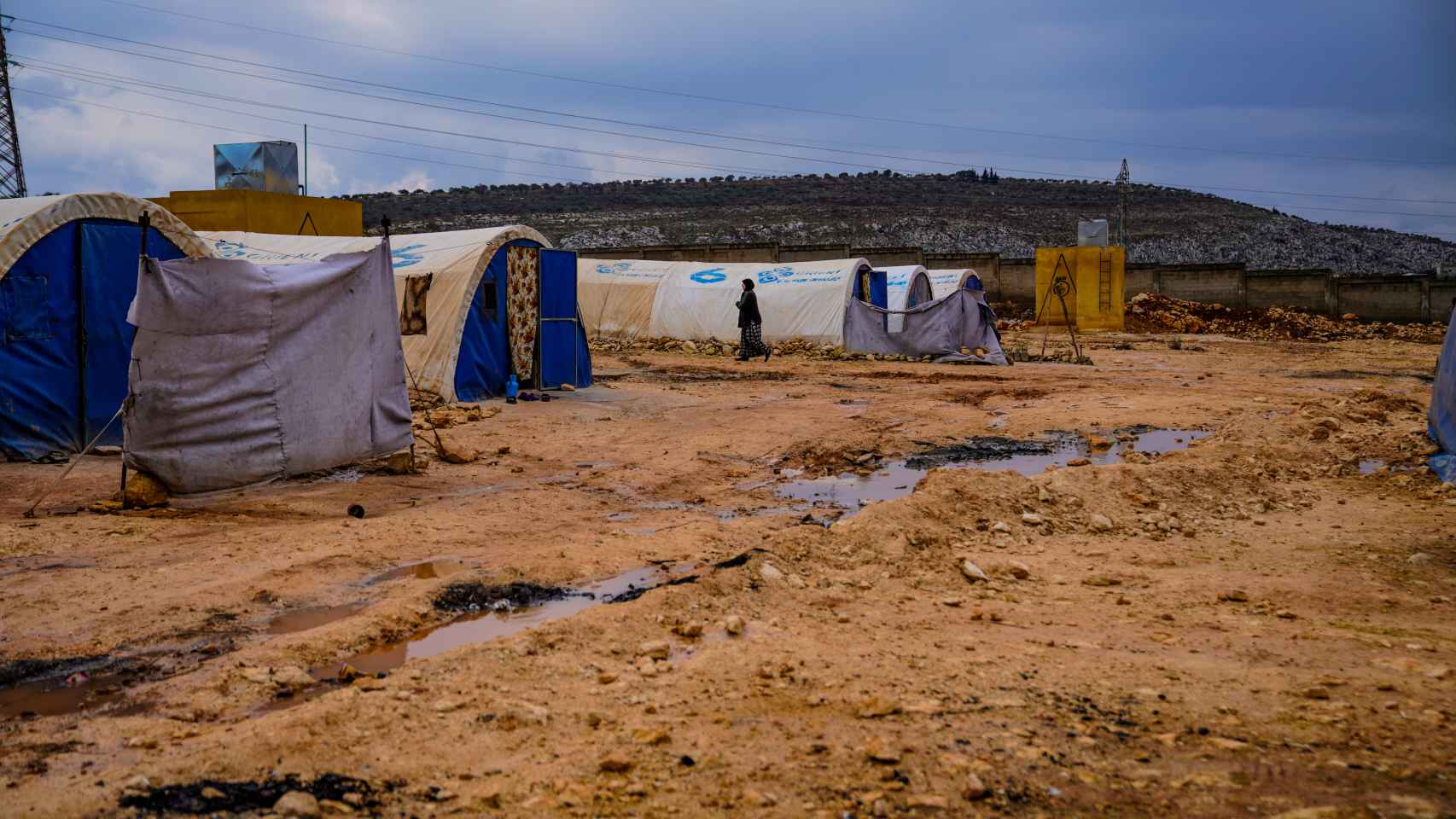 Uno de los campos de viudas de Siria.