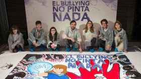 La lucha contra el acoso escolar llega al Open de Madrid en forma de mural: El Bullying No Pinta Nada