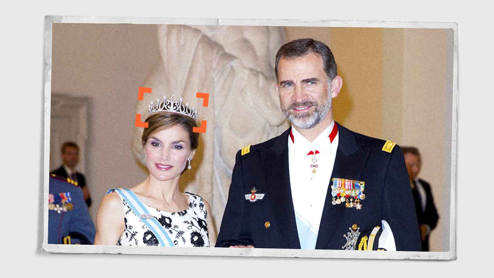 Letizia luce la única tiara, que sepamos, que es de su propiedad.