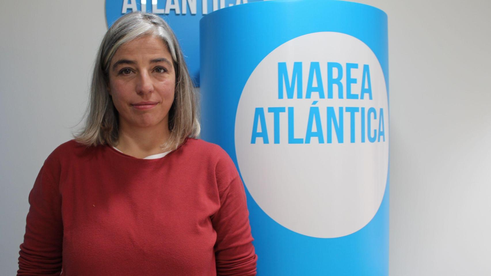 María Garcia, portavoz de la Marea Atlántica