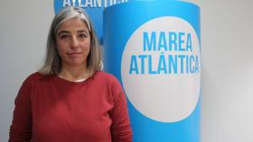 María Garcia, portavoz de la Marea Atlántica