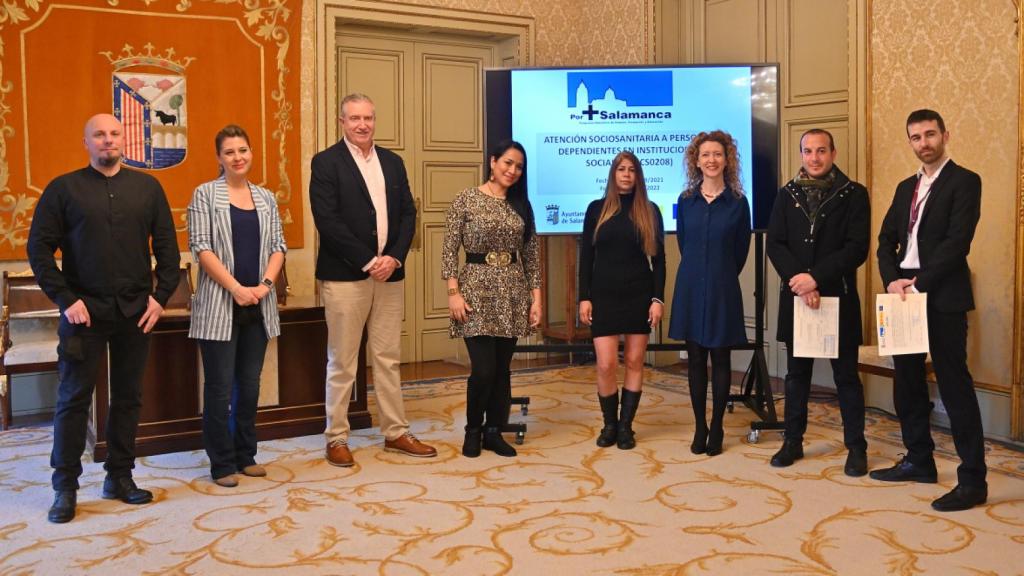 Presentación del itinerario, integrado en el proyecto ‘Por + Salamanca’, cofinanciado por el Fondo Social Europeo y el Ayuntamiento de Salamanca