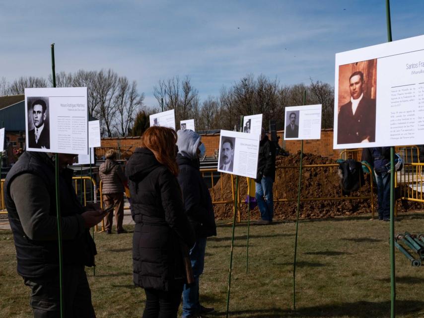 El lugar donde se ubica la fosa de diez personas fusiladas en Villadangos del Páramo (León). / ICAL