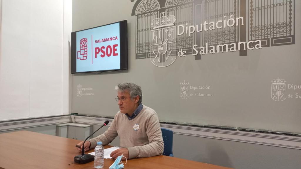 El portavoz socialista en la Diputación de Salamanca, Fernando Rubio