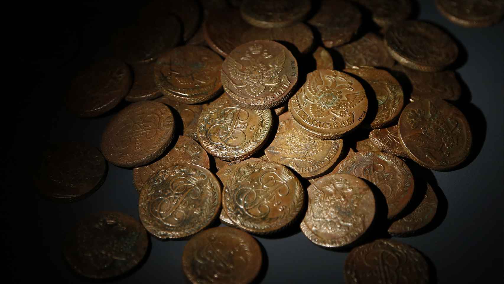 El conjunto de monedas rusas hallado en el Deltebre I.