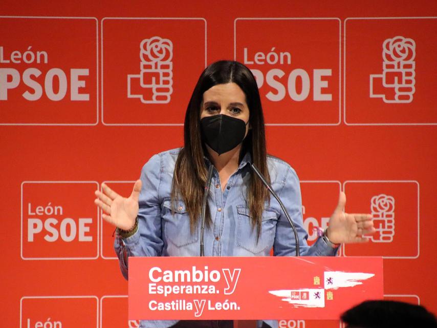 La secretaria de organización del PSOE de León, Nuria Rubio, en una imagen de archivo. / ICAL