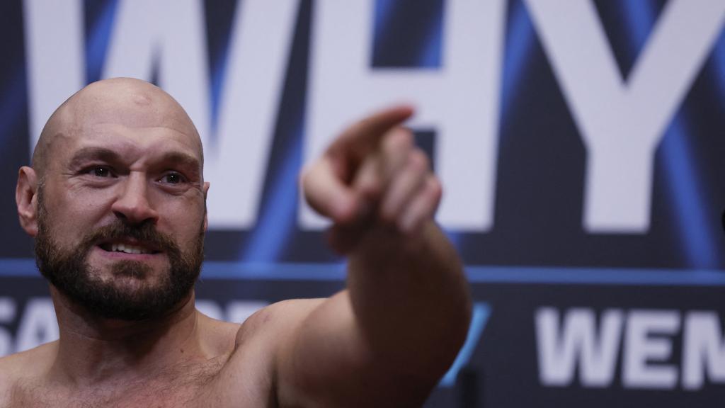 Tyson Fury, en la rueda de prensa posterior a su victoria contra Whyte