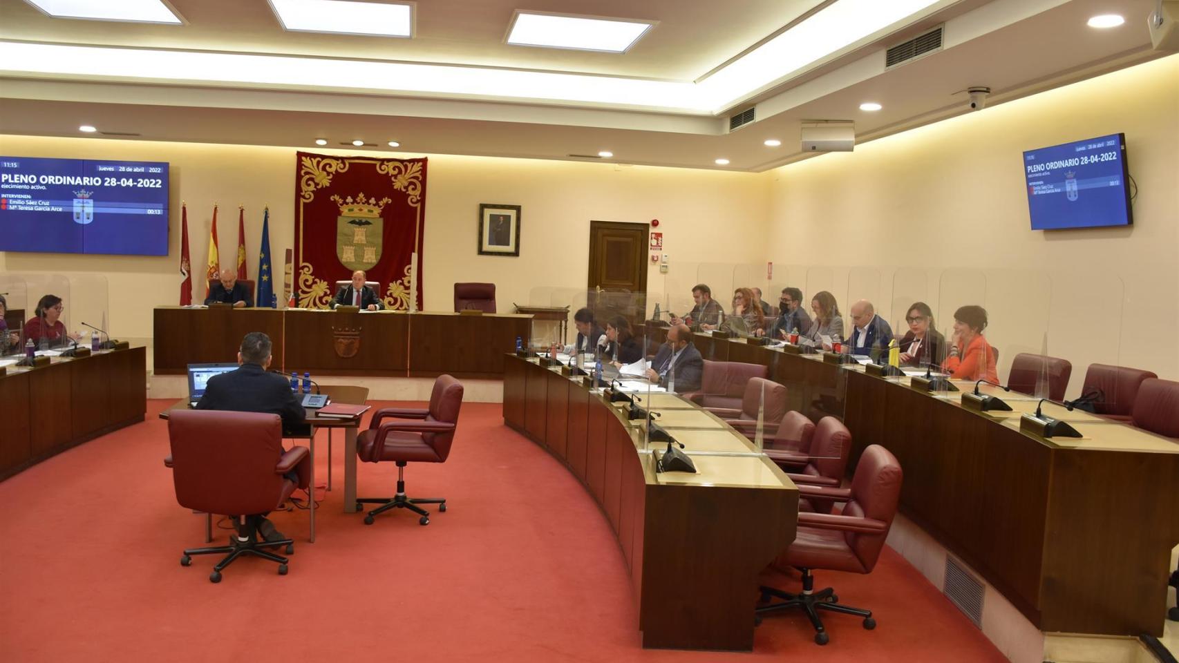 Pleno del Ayuntamiento de Albacete. Foto: Ayuntamiento de Albacete.