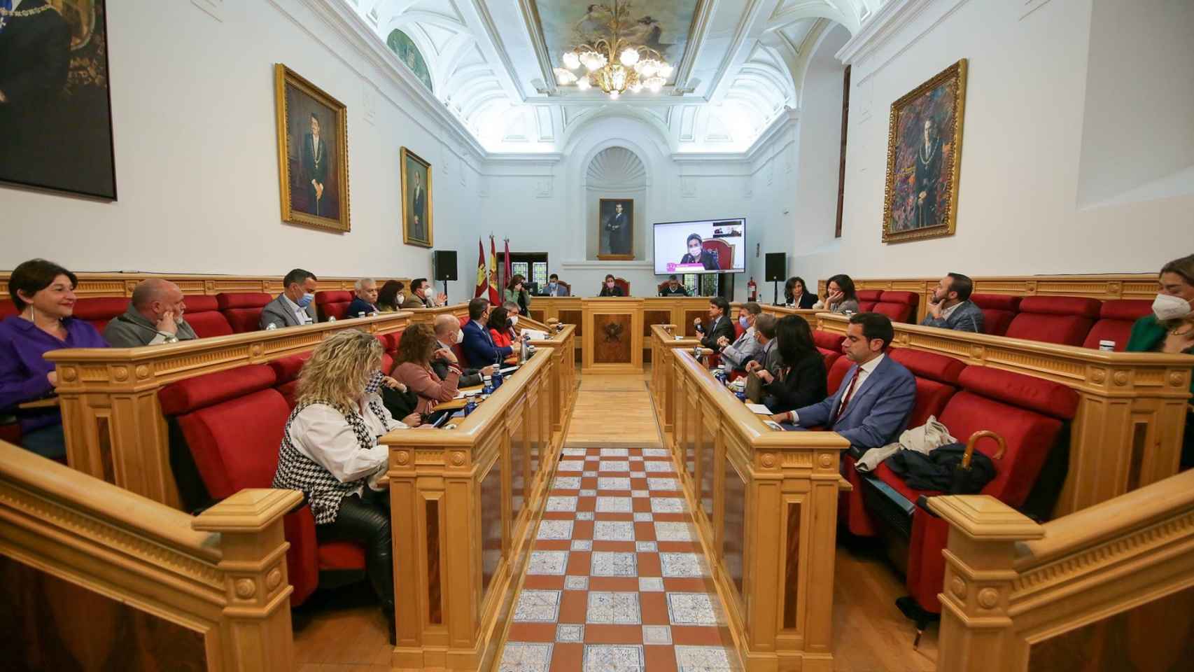 Pleno del Ayuntamiento de Toledo. Foto: Ayuntamiento de Toledo.