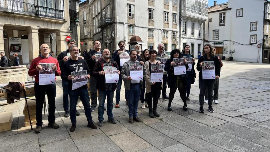 Presentación de la manifestación por el Día das Letras Galegas.