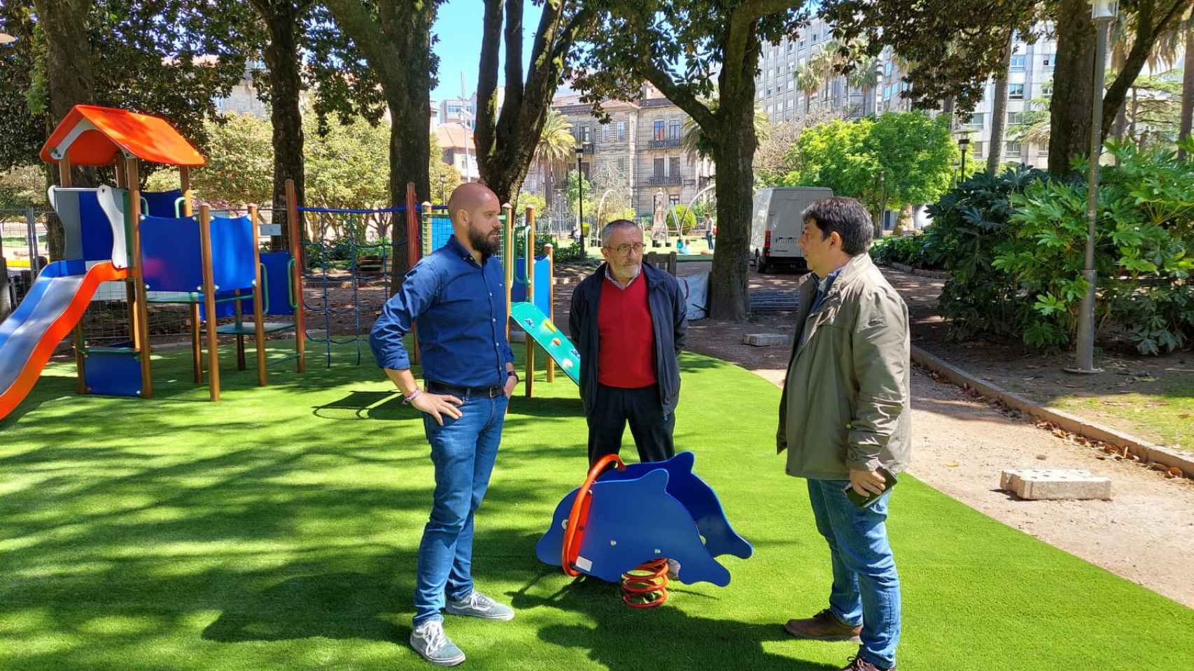 Inauguración del parque de las Palmeras.