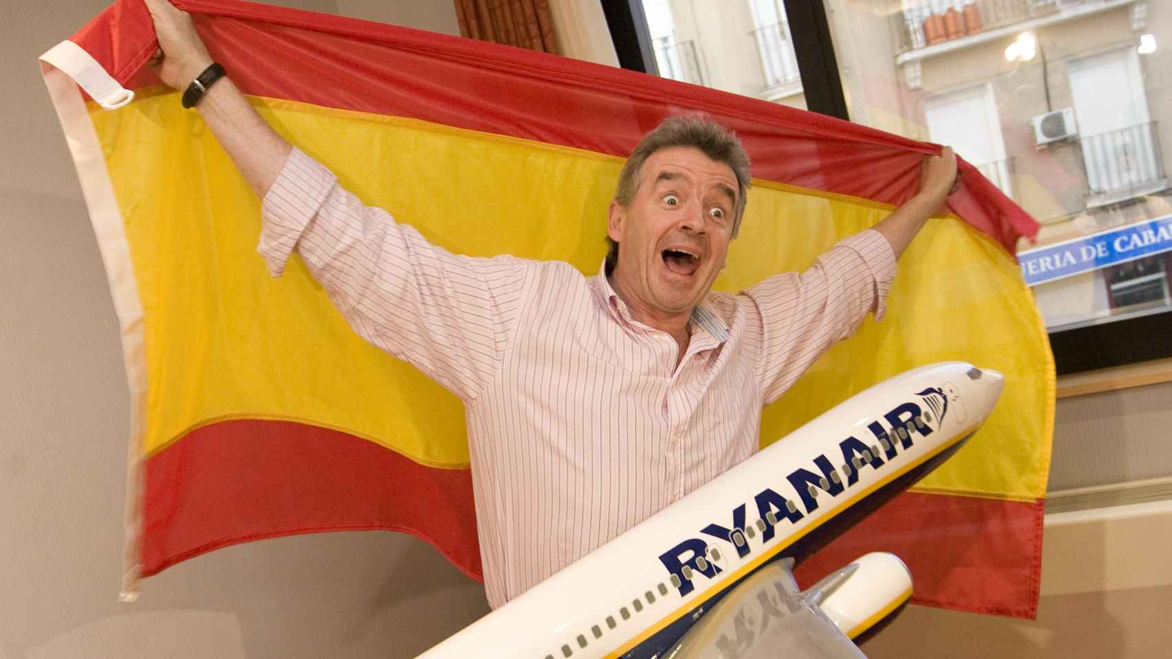 Michael O’Leary, CEO del grupo Ryanair, en una rueda de prensa en 2011.