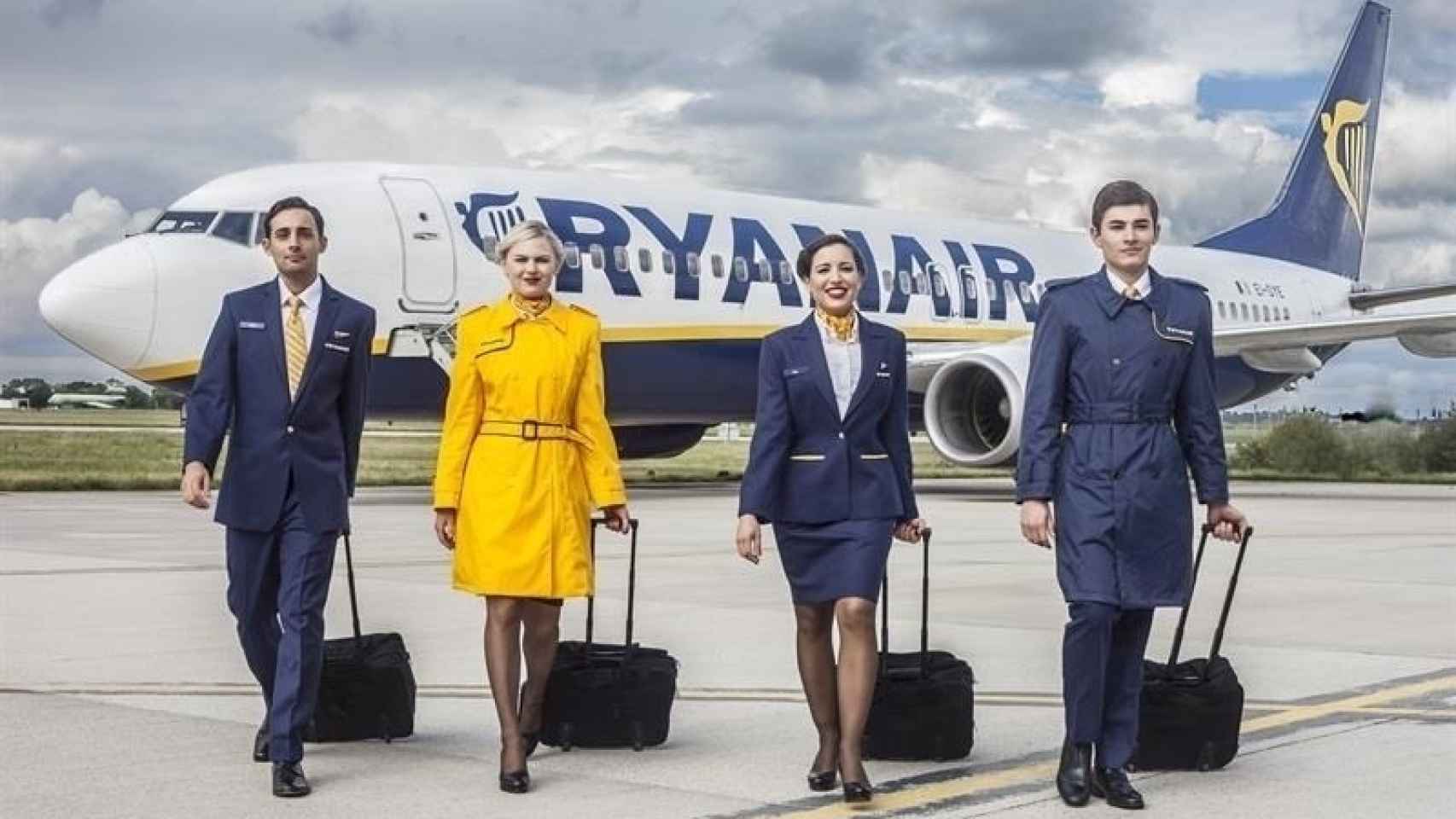 Plantilla de Ryanair.