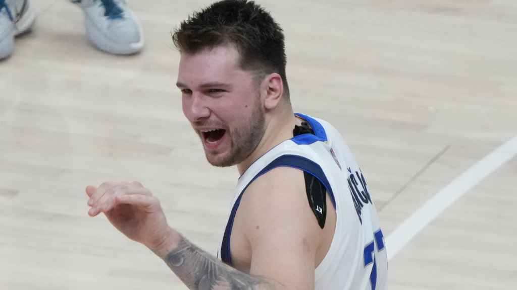 Luka Doncic, con los Dallas Mavericks