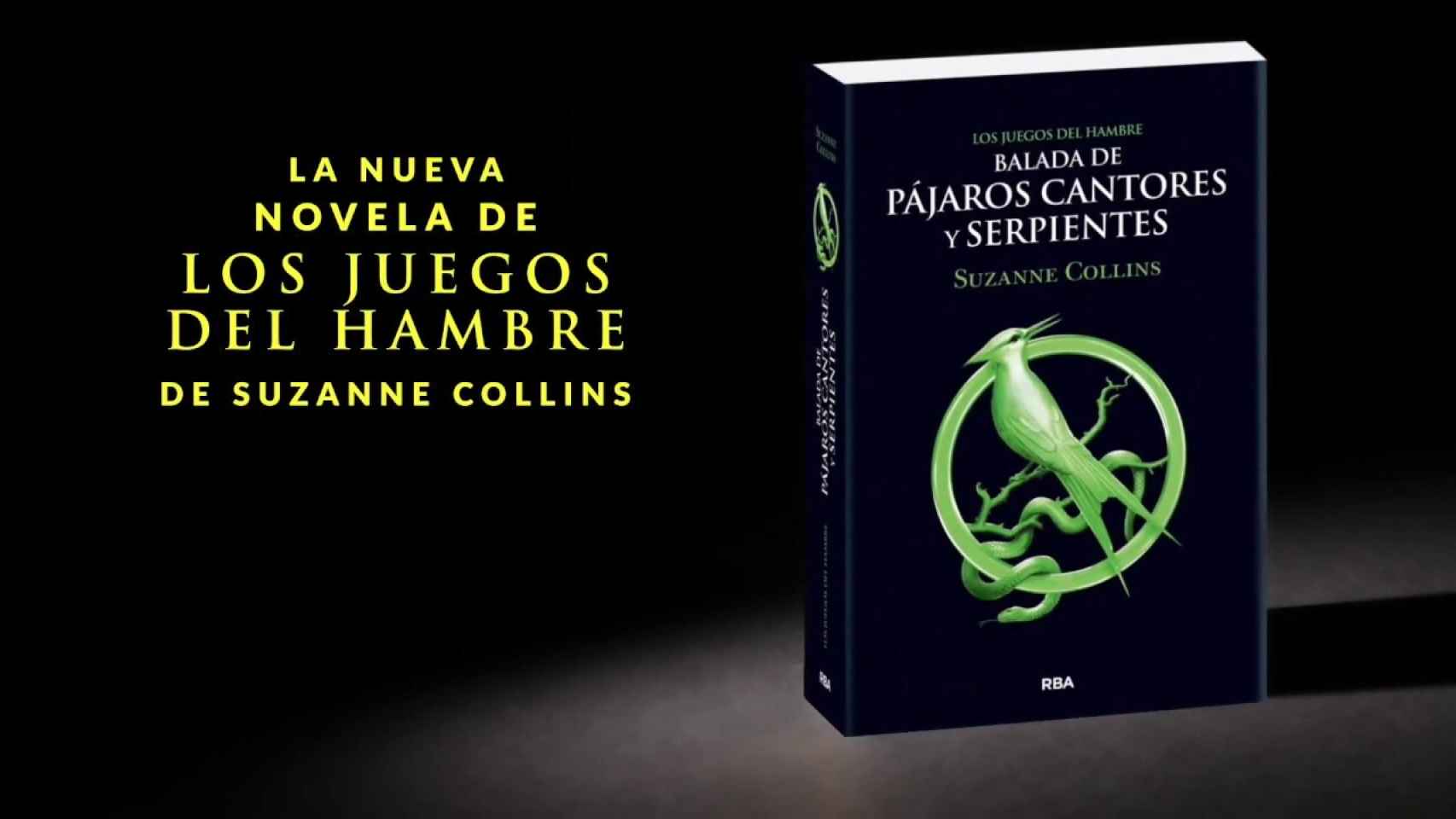 La novela 'Balada de pájaros cantores y serpientes' de Suzanne Collins que adaptará la película.