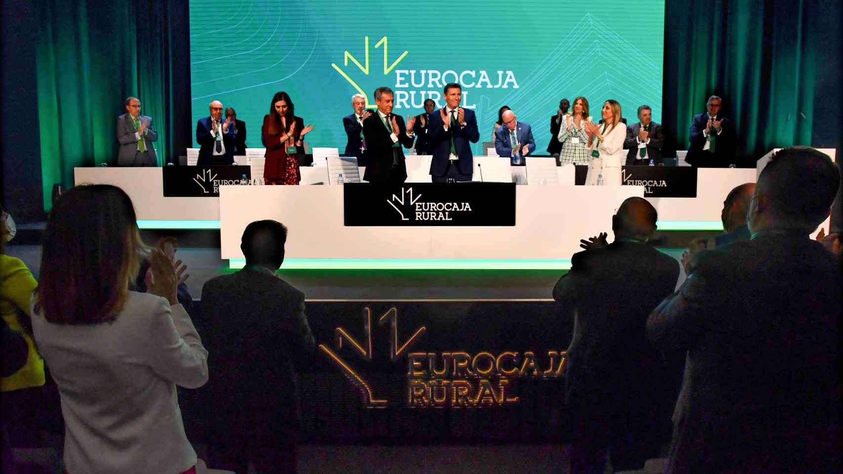 Un momento de la asamblea general 2022 de Eurocaja Rural