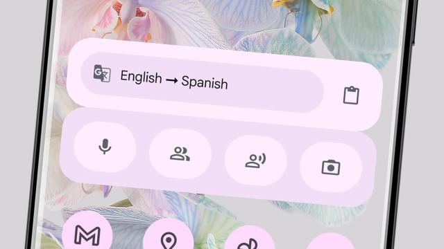 El nuevo widget de acciones rápidas de Traductor de Google cuenta con Material You