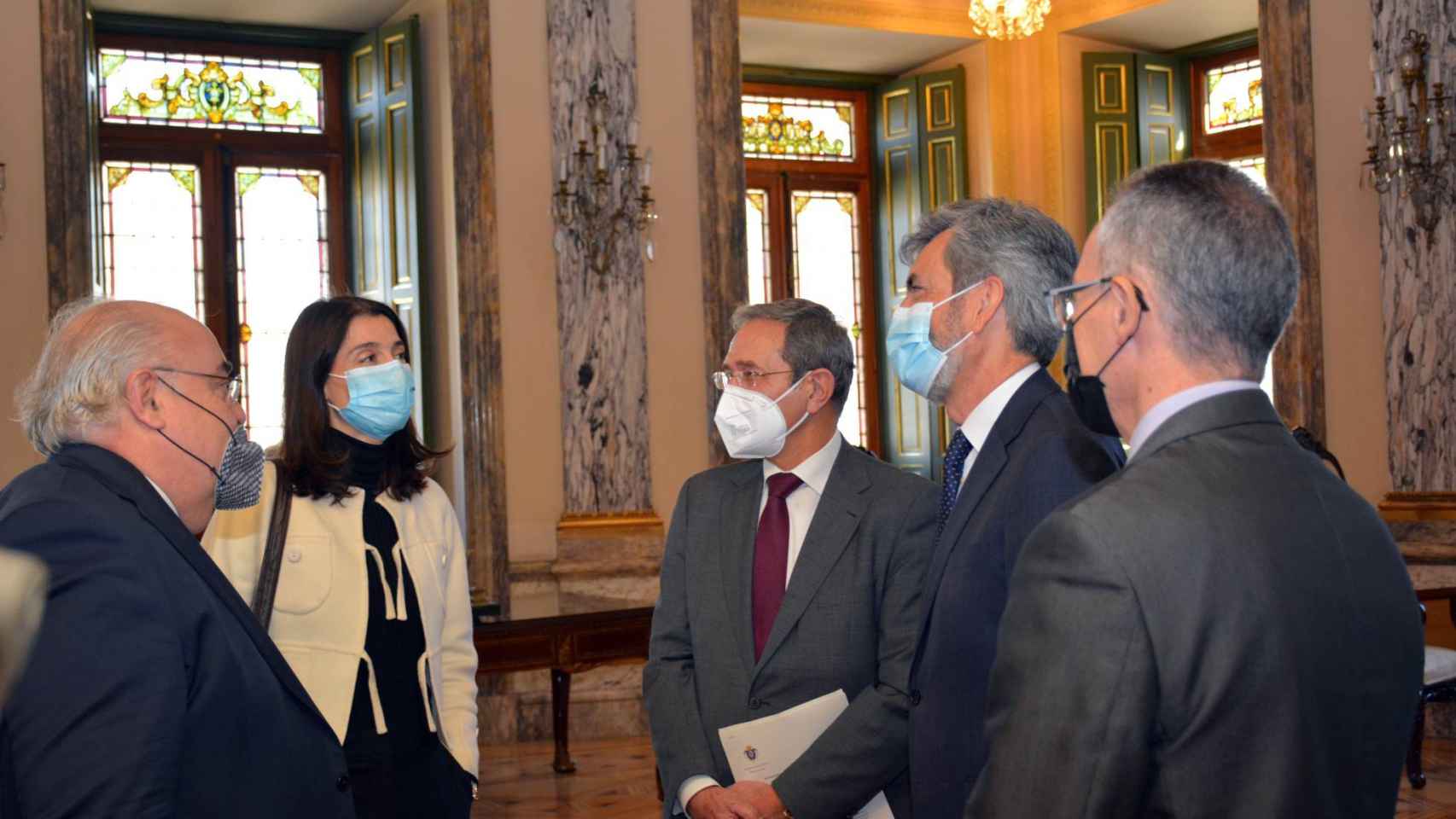 La ministra de Justicia, Pilar Llop, durante su visita al Tribunal Supremo el pasado 22 febrero./