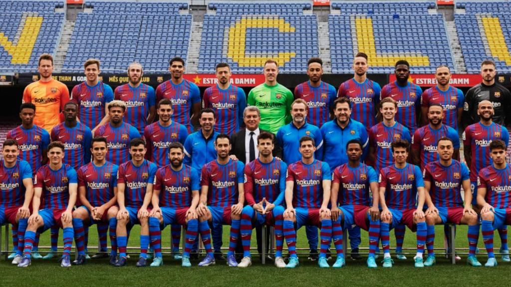 La plantilla del FC Barcelona 2021/2022
