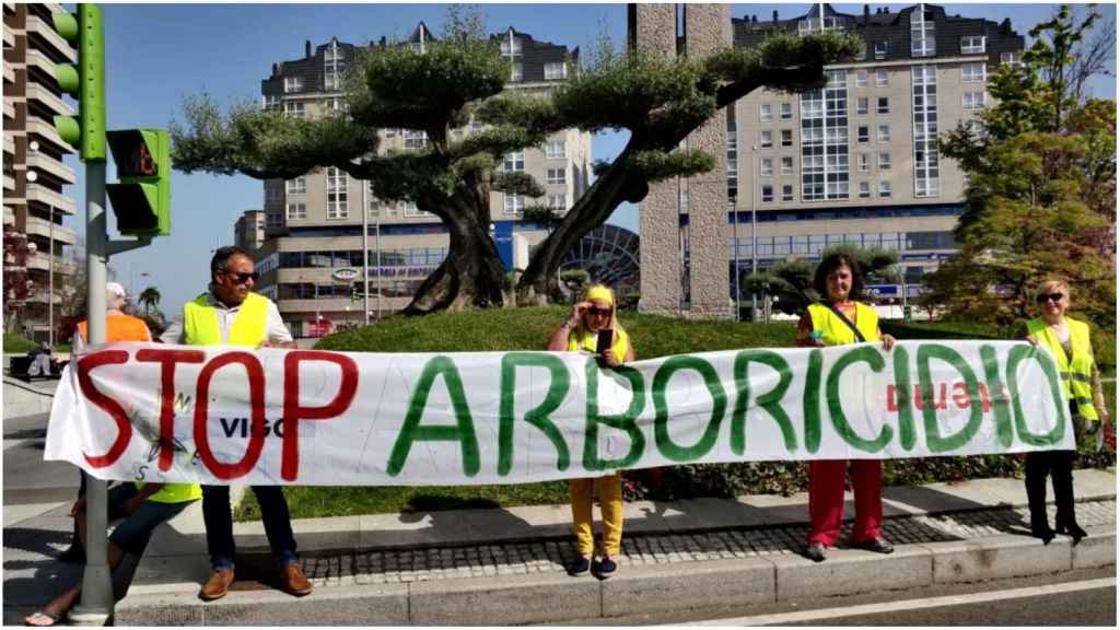Protestas en Vigo este 30 de abril.