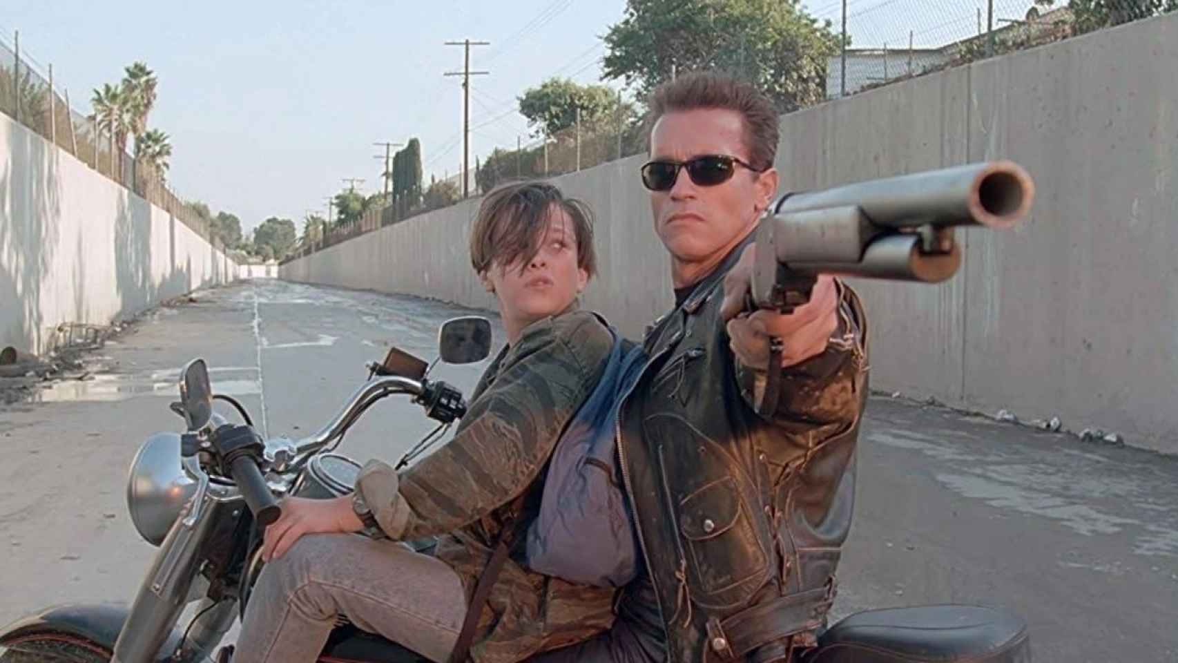La icónica escena de 'Terminator 2' con Arnold  Arnold Schwarzenegger.