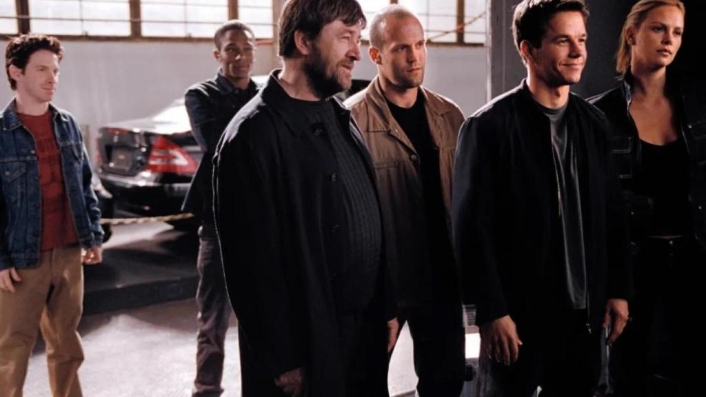 El reparto de 'The Italian Job', con Charlize Theron,  Mark Wahlberg y  Jason Statham, entre otros.