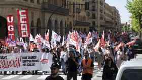 Manifestación del 1º de mayo en Salamanca