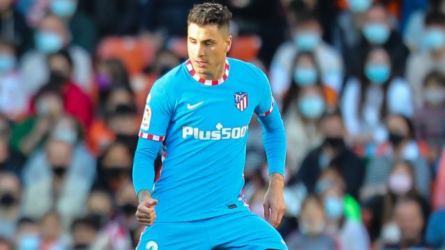 José María Giménez, en un partido del Atlético de Madrid