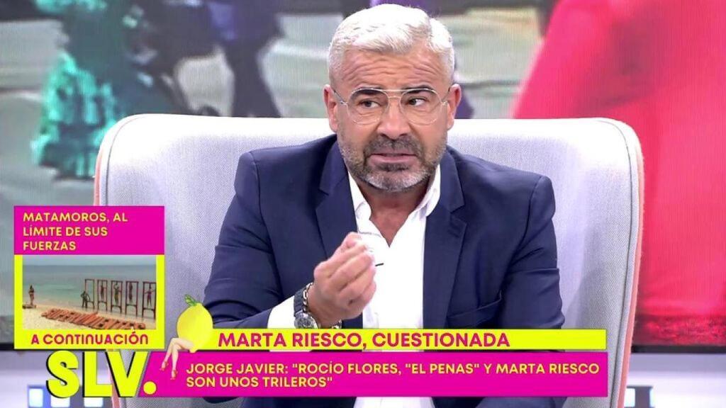 Jorge Javier Vázquez ha atacado duramente a Marta Riesco en 'Sálvame'.