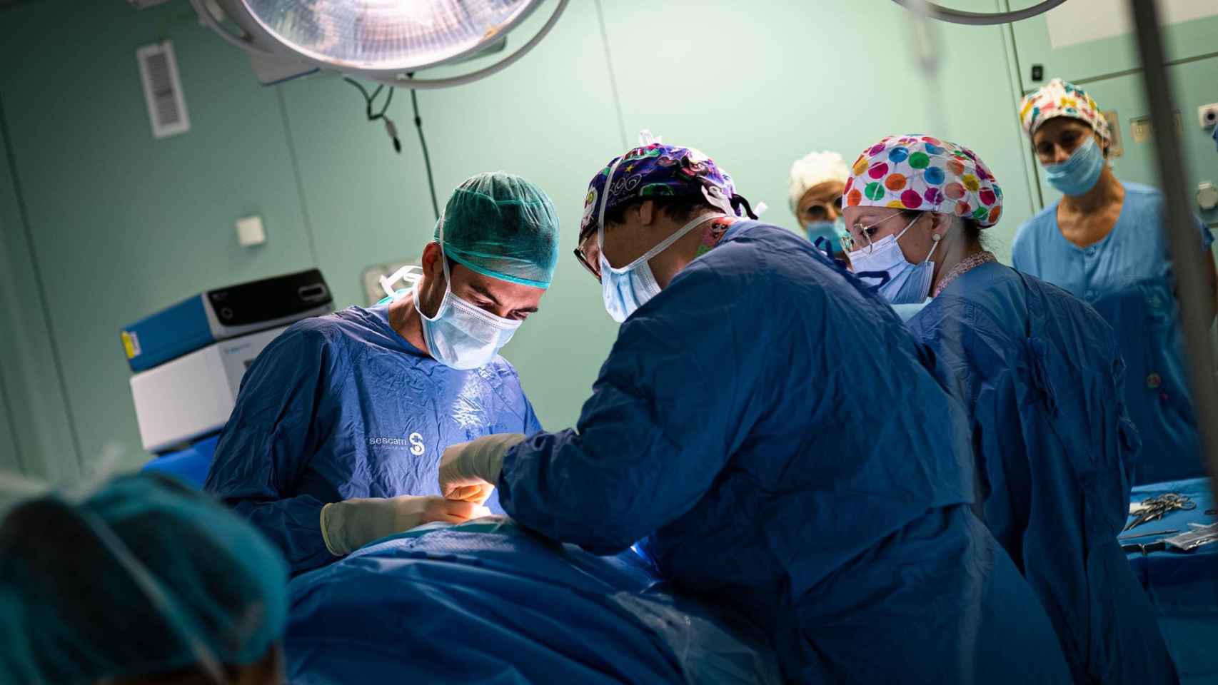Imagen de archivo de una operación quirúrgica en un hospital de Castilla-La Mancha. Foto: Sescam