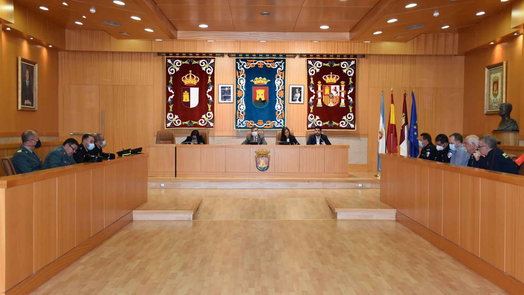 Junta Local de Seguridad de Talavera. Foto: Ayuntamiento de Talavera.