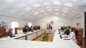 Reunión del nuevo consejo de gobierno de la Junta de Castilla y León.