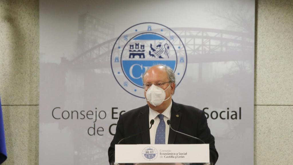 Enrique Cabero, presidentde el CES de Castilla y León, en una imagen de archivo