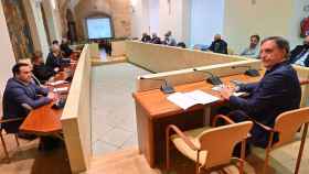 Reunión de la comisión mixta entre el Ayuntamiento de Salamanca y la Asociación de Hostelería