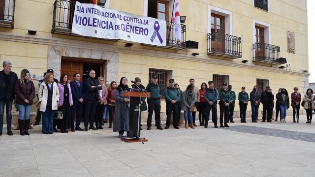 Concentración contra la violencia machista en Tarancón (Cuenca). Foto: JCCM.