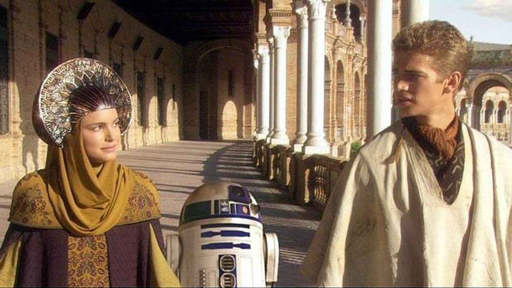 La Plaza de España de Sevilla en 'Star Wars. Episodio II: El ataque de los clones'.