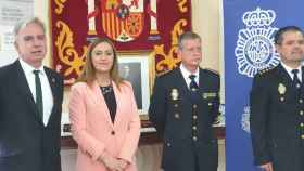 Virginia Barcones en la presentación de Honorio Pérez Pablos como jefe provincial de la Policía Nacional en Palencia.