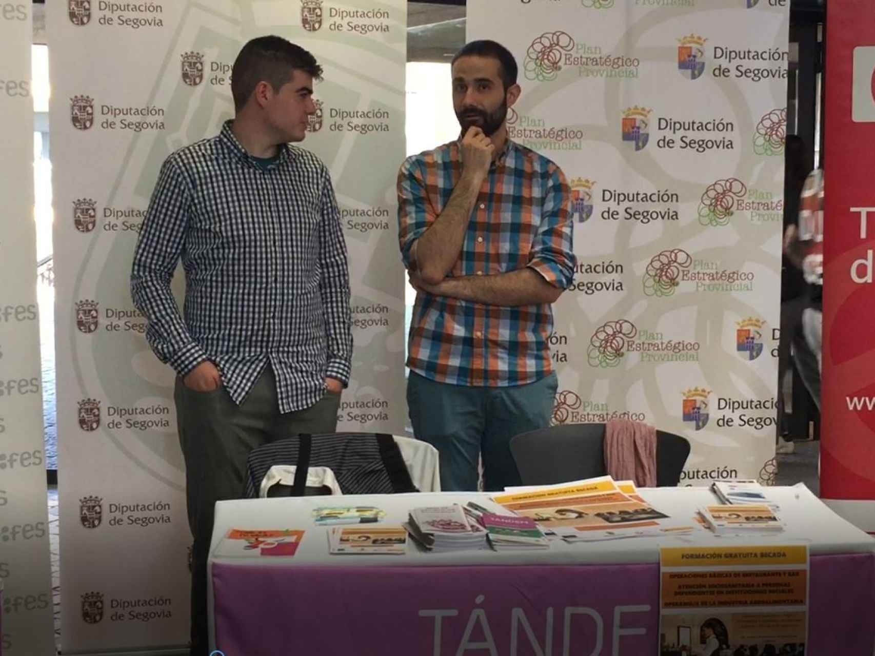 La Diputación de Segovia apoyará la sexta edición de la Feria de Empleo y Empresas 'Tándem'