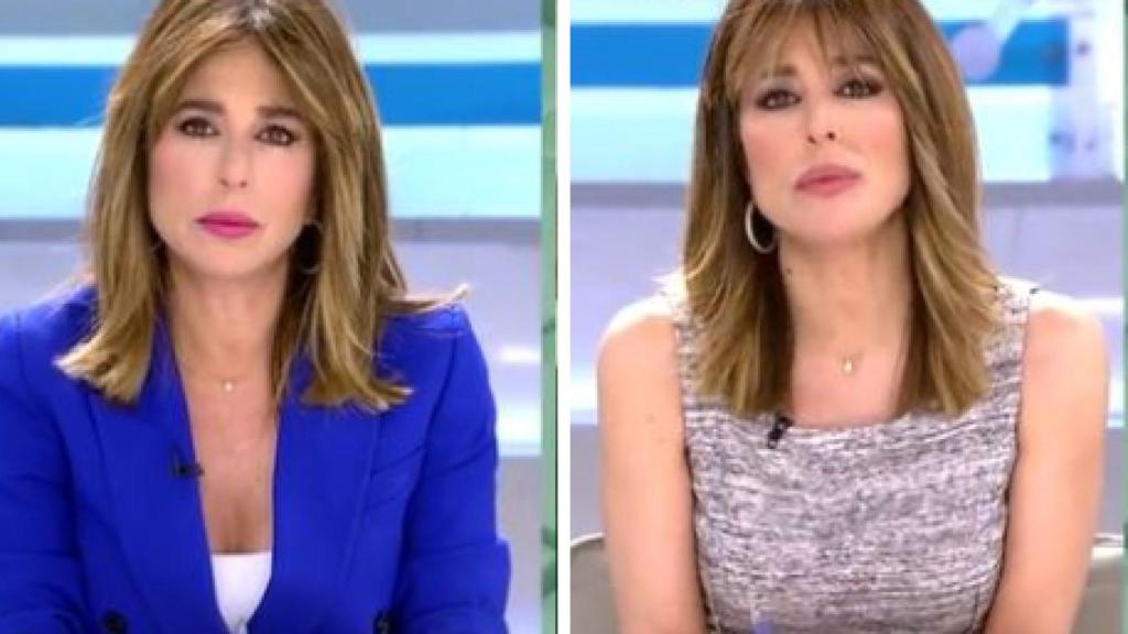 Comparativa del cambio de 'look' de Ana Terradillos. A la derecha, con su nuevo flequillo.