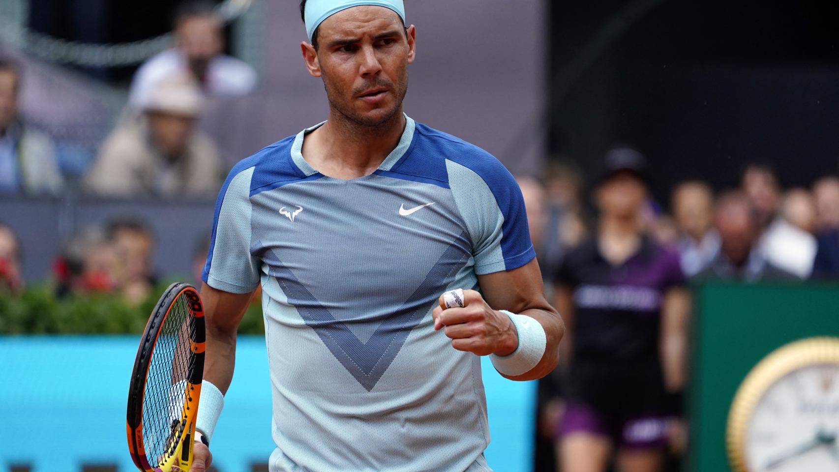Rafa Nadal, en el Mutua Madrid Open 2022