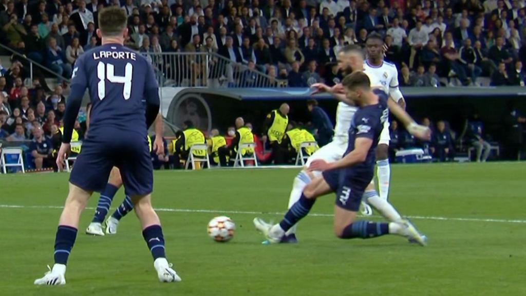 Penalti sobre Karim Benzema