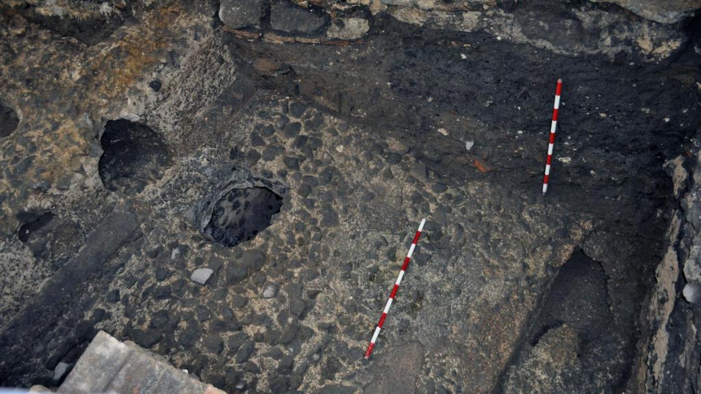 Restos arqueológicos encontrados en Toledo. Foto: Consorcio de la Ciudad de Toledo.