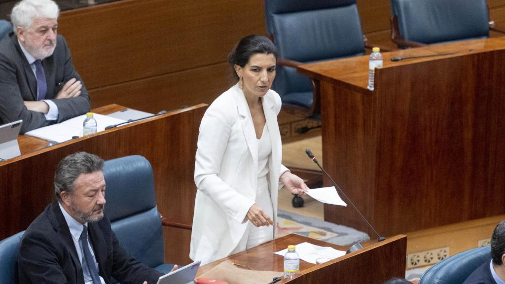 La portavoz de Vox en la Asamblea de Madrid, Rocío Monasterio, ha apremiado a Ayuso a dar la batalla cultural.