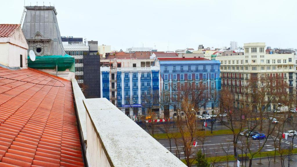 Cubierta con vistas a la Castellana.