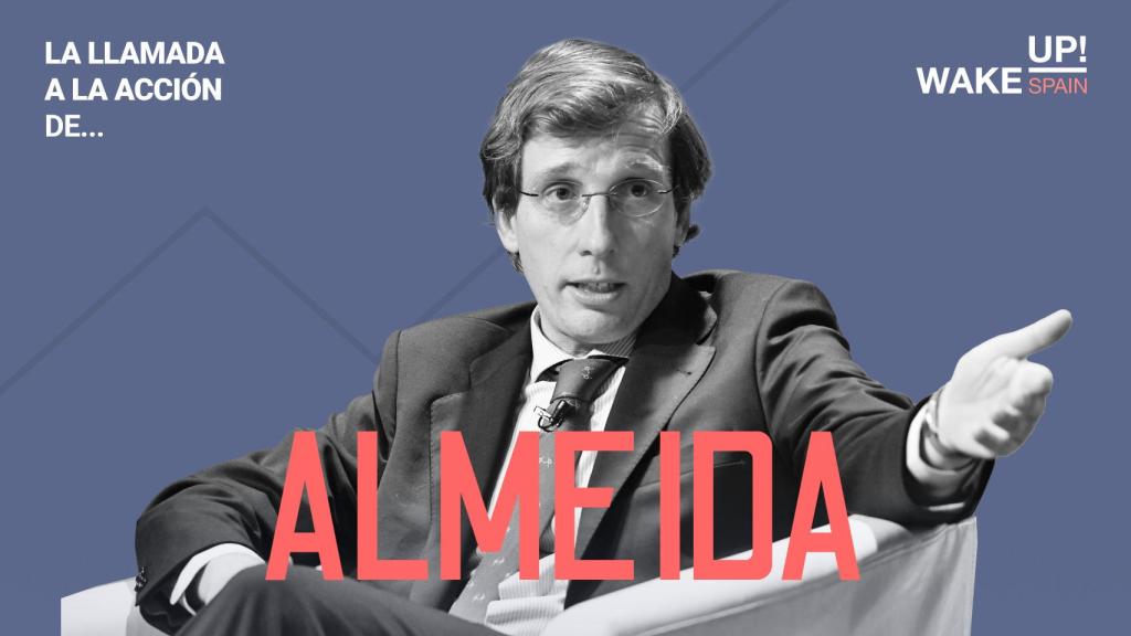 El alcalde de Madrid, José Luis Martínez-Almeid, intervino en la tercera jornada del 'Wake Up, Spain!'.