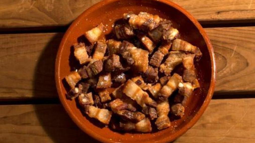 Los torreznos de Los Galayos.