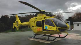Imagen de archivo de un helicóptero medicalizado.